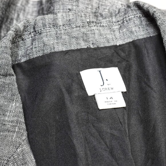 J.crew women's gray suit jackets - Picture 3 of 5